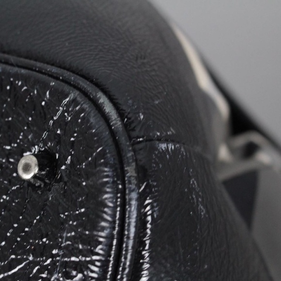 BURBERRY #20978 Grey Checkered Tote - Picture 6 of 8